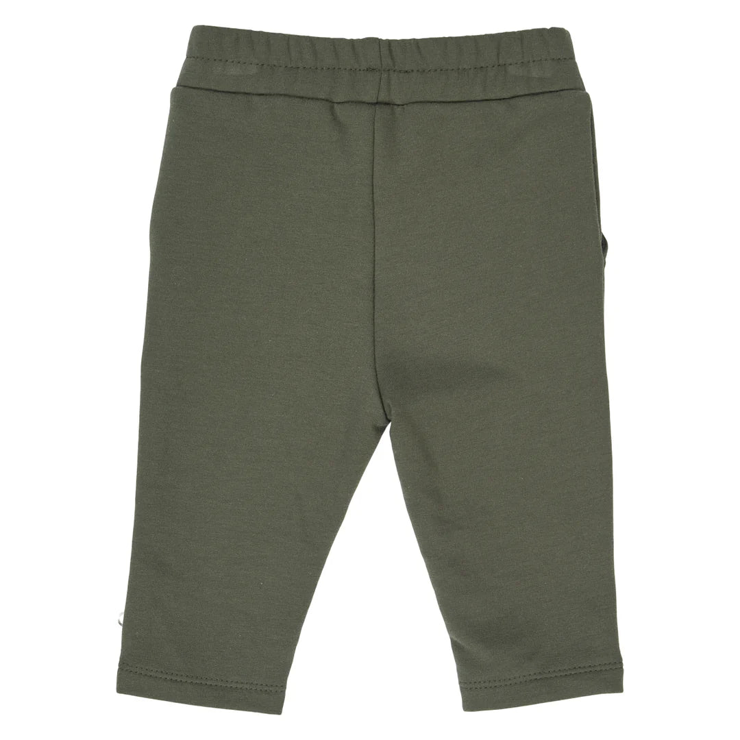 Musli By Green Cotton Cozy Me Chino Sweatpants - Deep Green