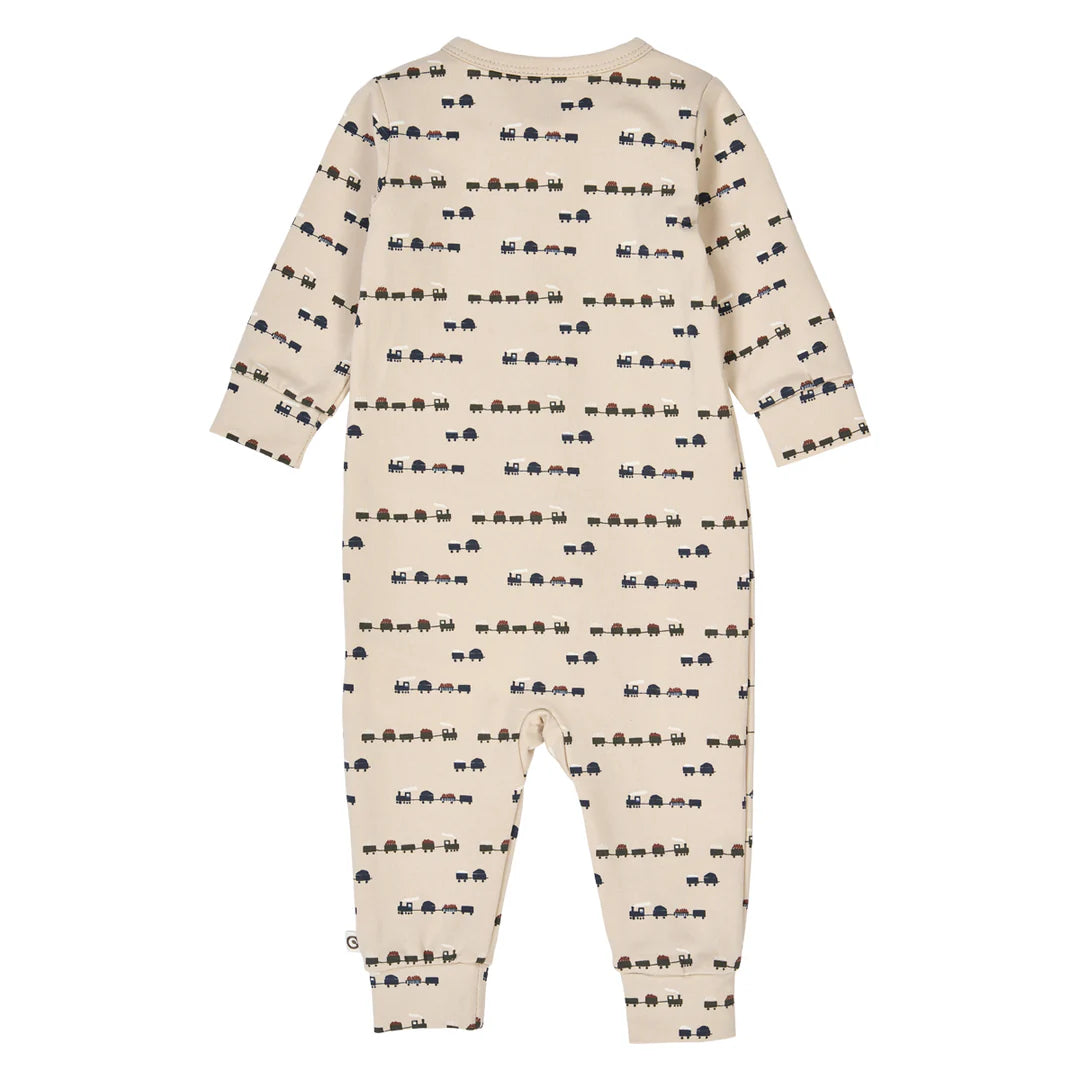 Musli By Green Cotton Train Bodysuit Romper