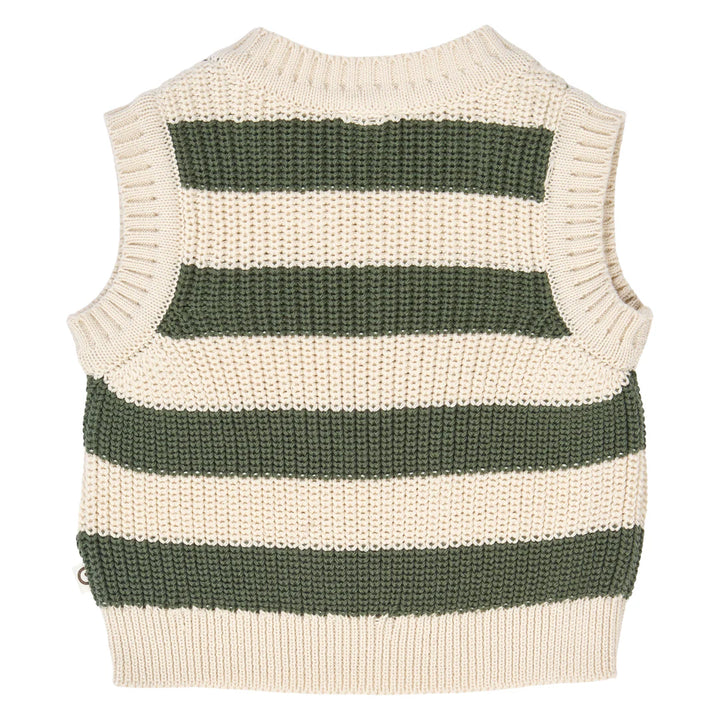 Musli By Green Cotton Stripe Baby Vest