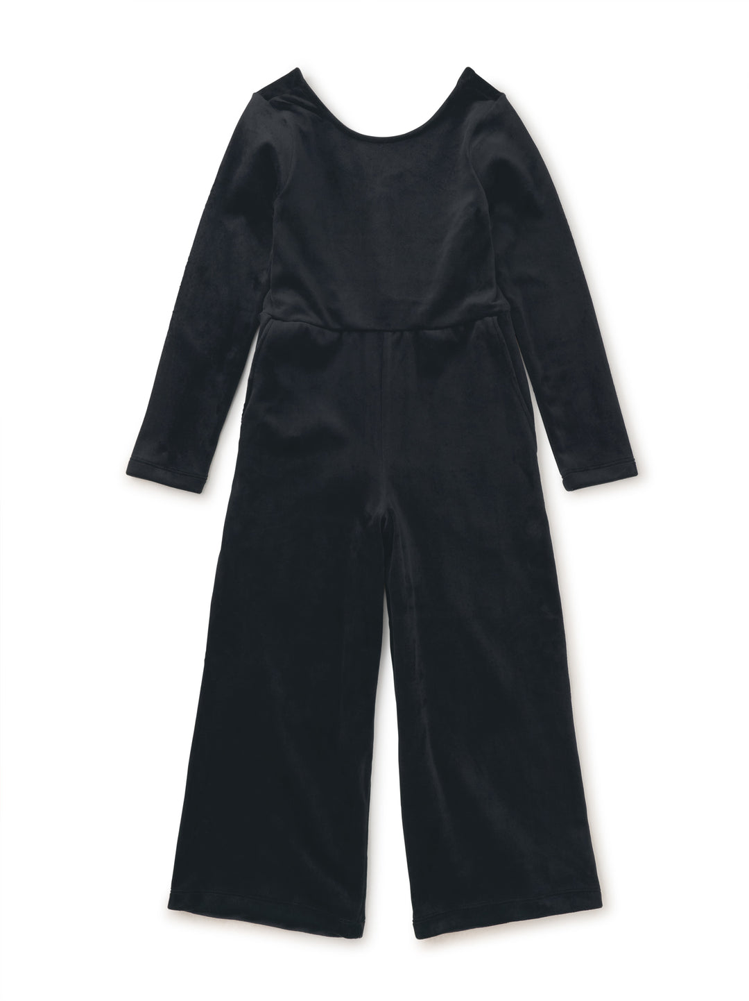 Tea Collection Just For Kicks Velour Jumpsuit - Jet Black