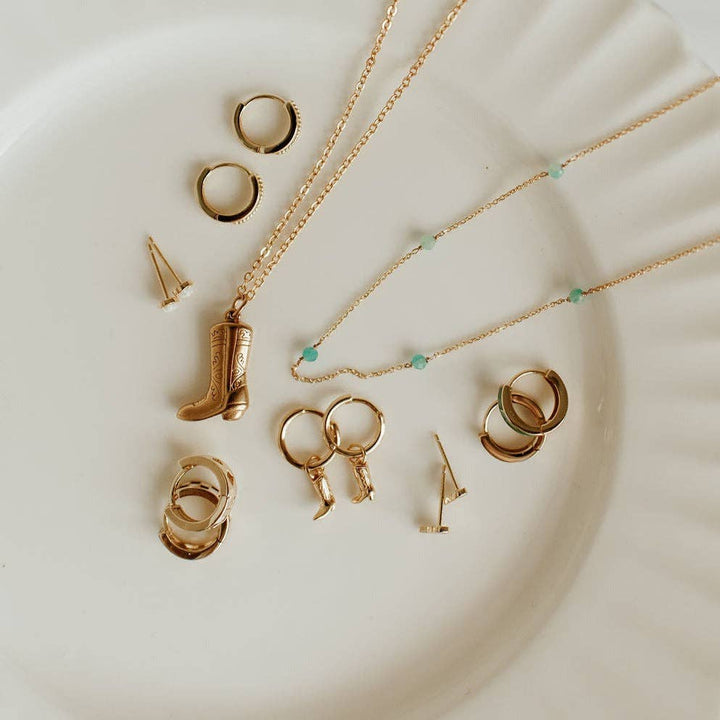 Mauve Jewelry Co. Dolly Boot Necklace