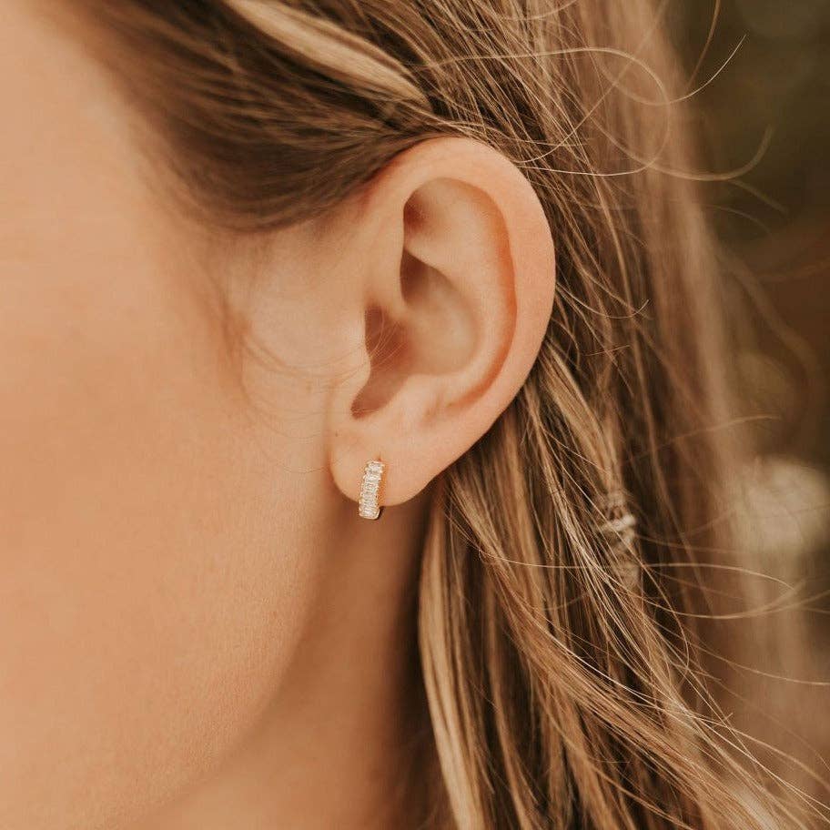 Mauve Jewelry Co Ivy Diamond Hoops