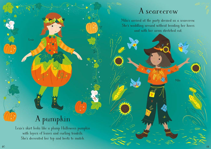 Usborne Little Sticker Dolly Dressing Halloween