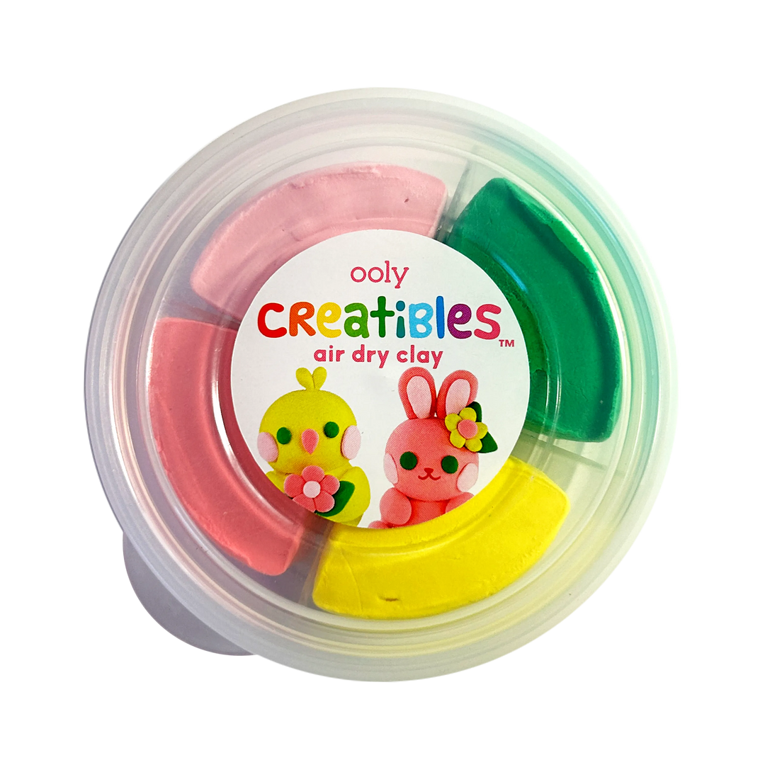 Ooly Creatibles Air Dry Clay BFFs Kit - Garden Pals (Set of 4 Colors)