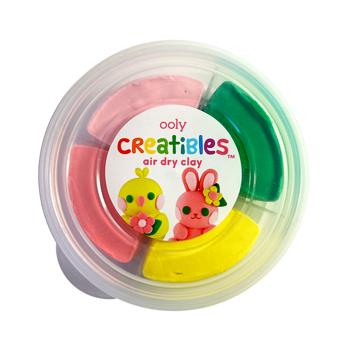Ooly Creatibles Air Dry Clay BFFs Kit - Garden Pals (Set of 4 Colors)