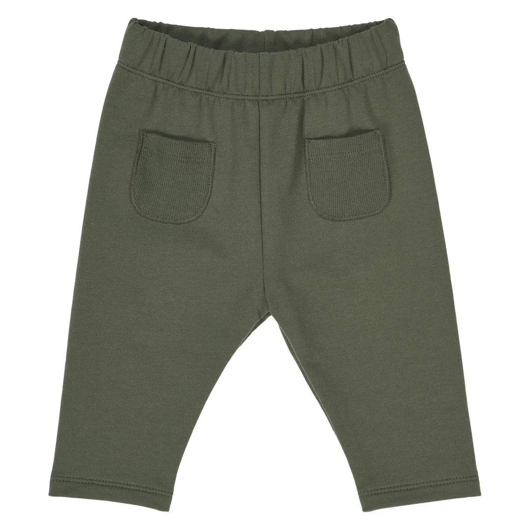 Musli By Green Cotton Cozy Me Sweatpants - Deep Green