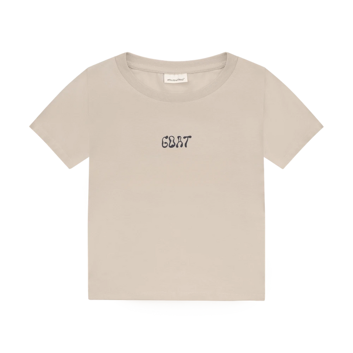 Minymo GOAT T-shirt - Feather Grey