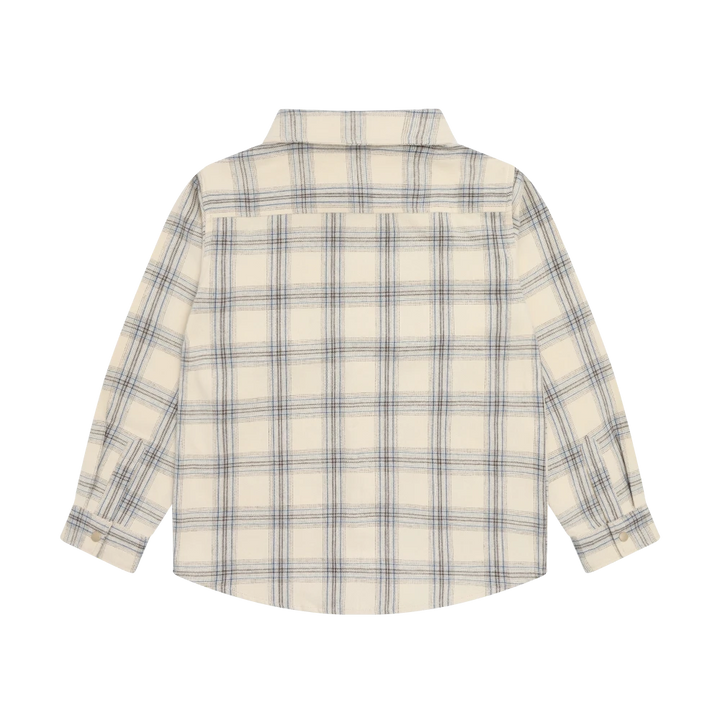 Minymo Overshirt Check - Seed Pearl
