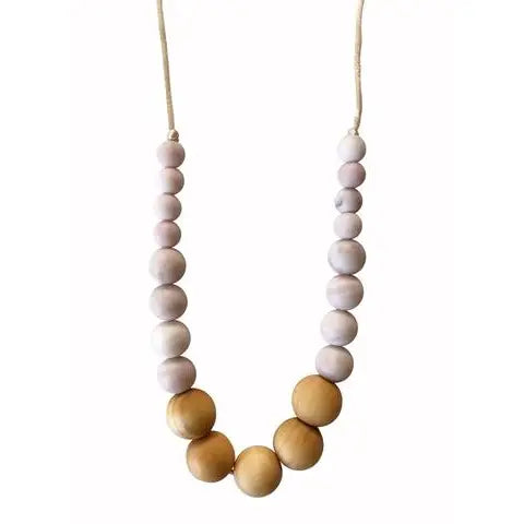 Chewable Charms The Landon - Rose Quartz Teething Necklace