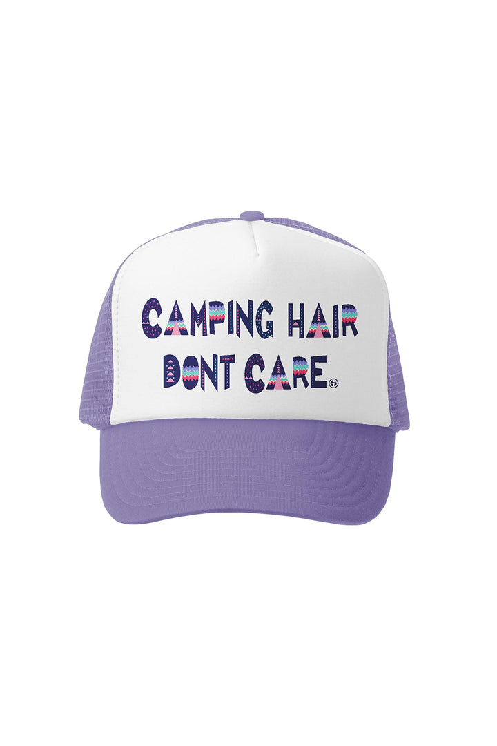 Grom Squad Camping Hair Don't Care Trucker Hat