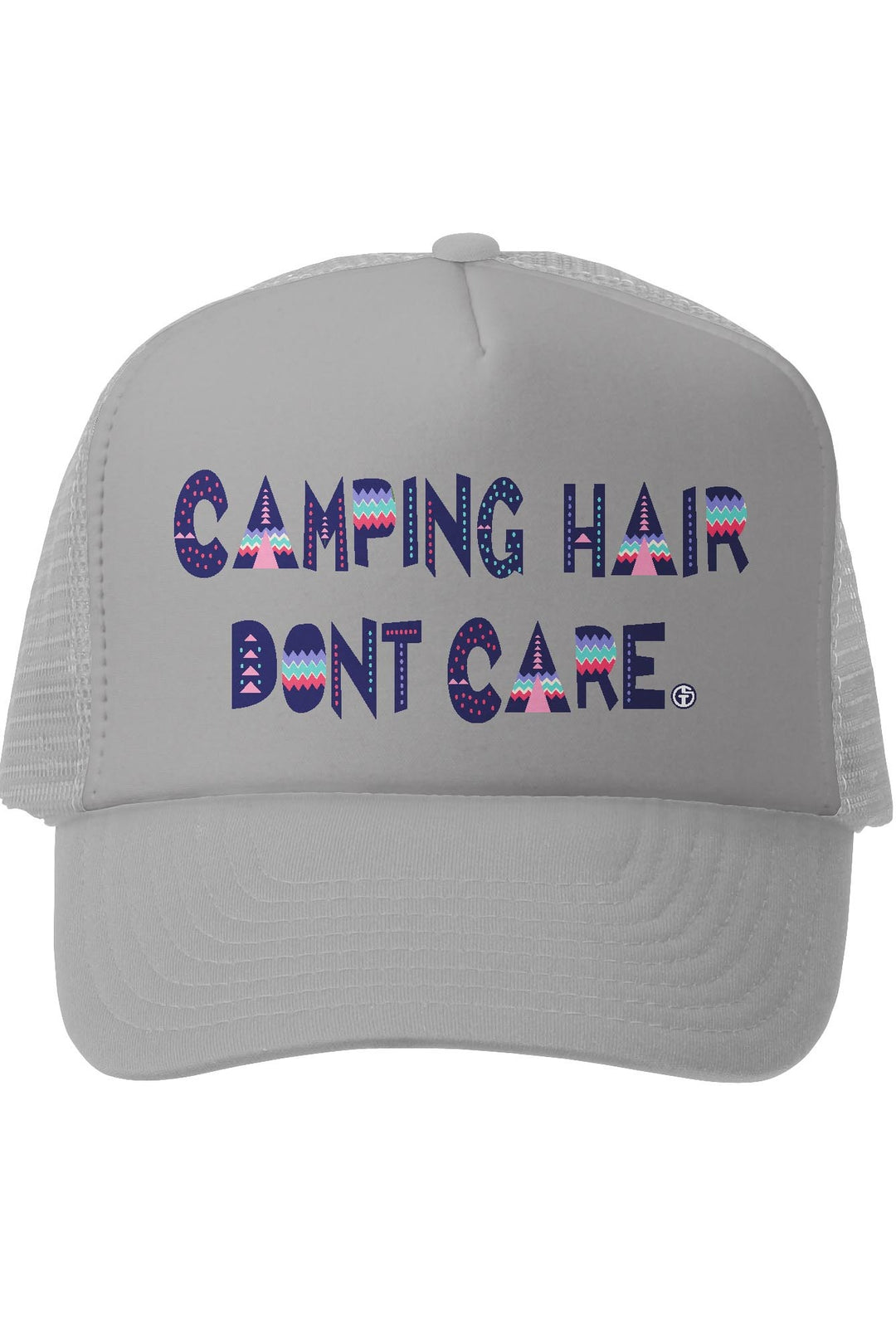 Grom Squad Camping Hair Don't Care Trucker Hat