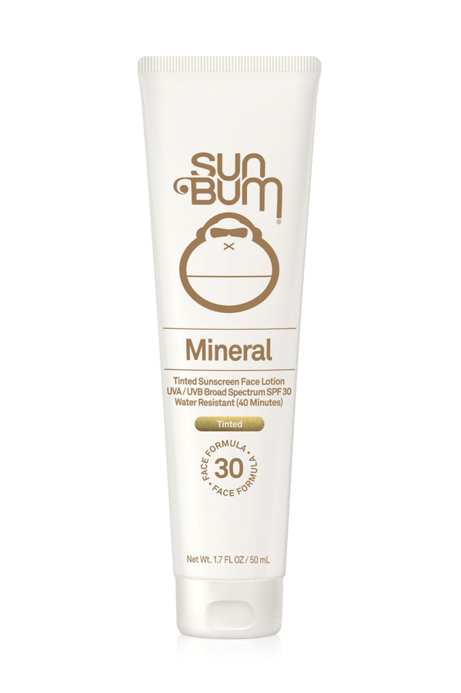 Sun Bum Mineral SPF 30 Tinted Sunscreen Face Lotion - 1.7oz