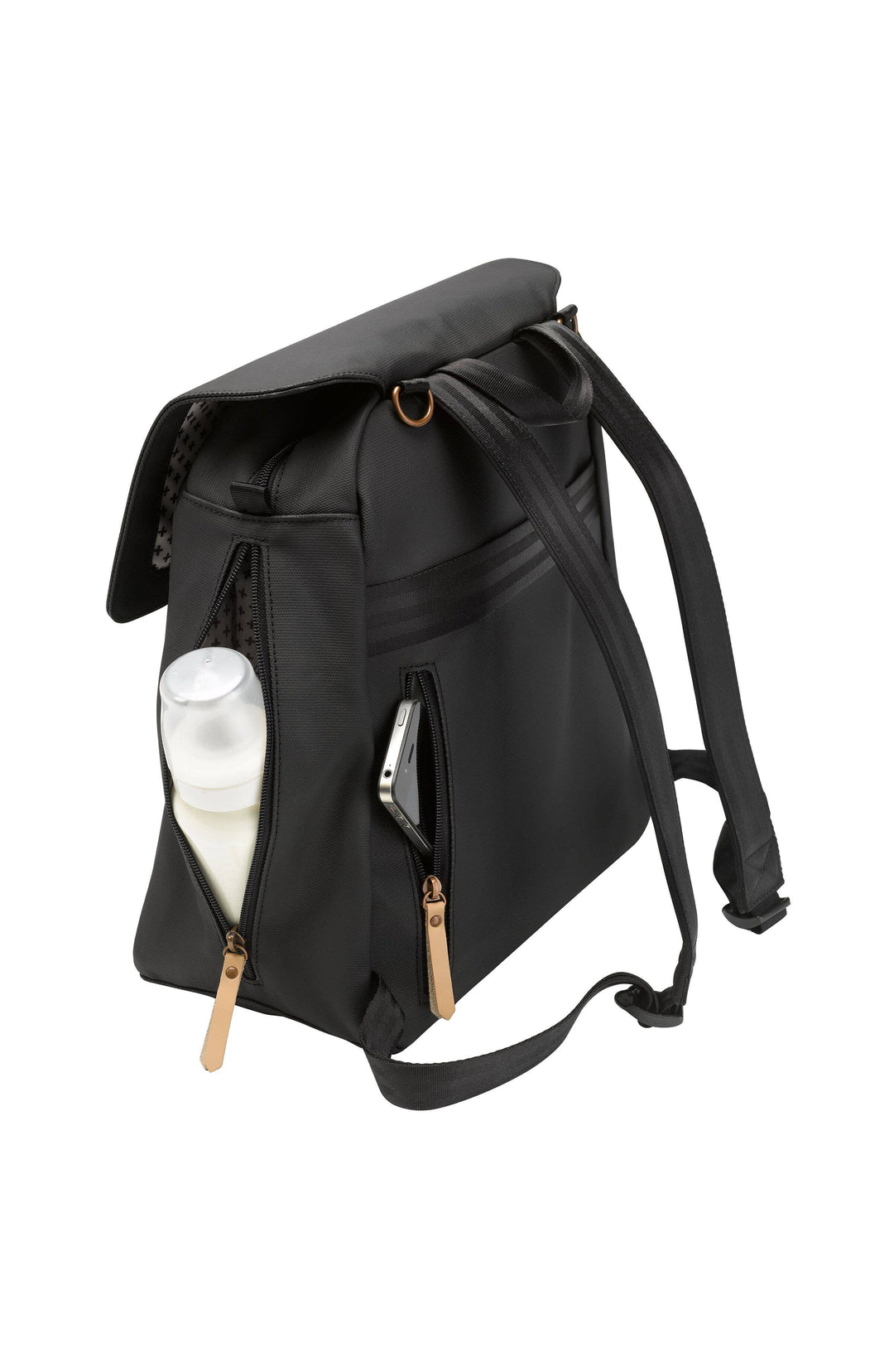Petunia Meta Backpack - Black Matte Canvas