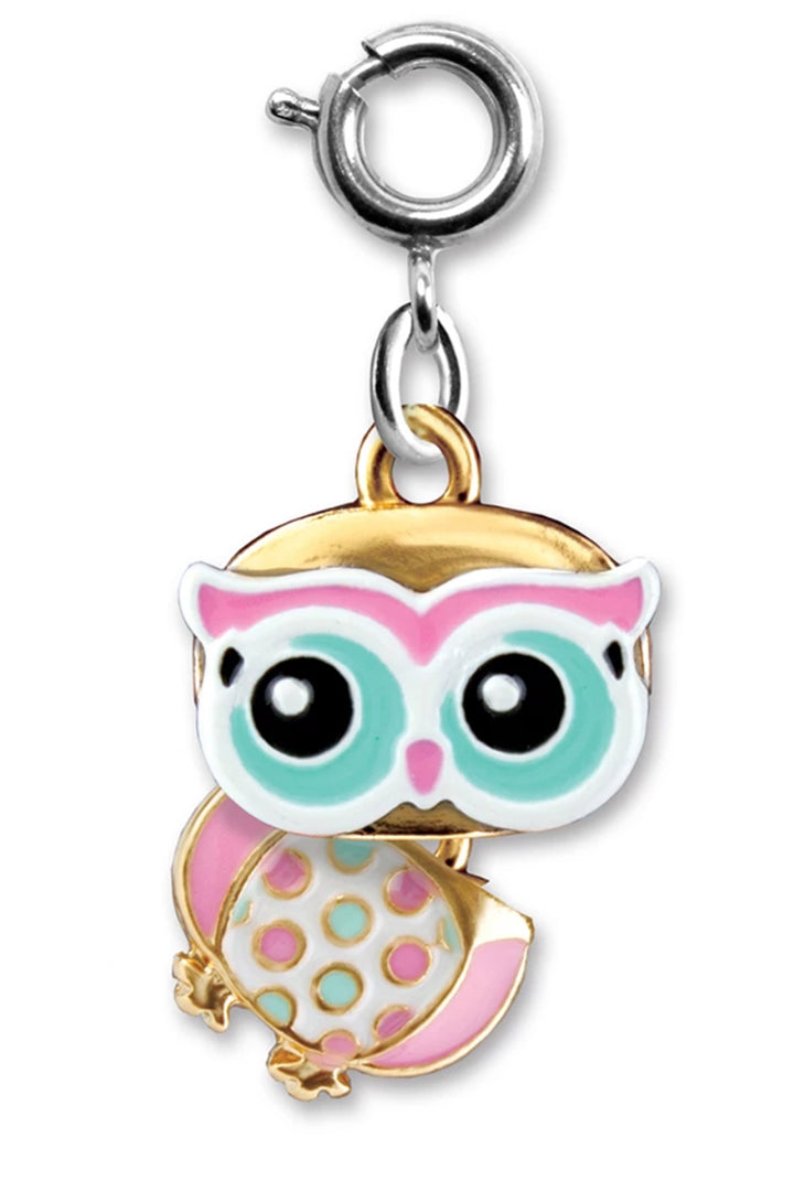 Charm It Swivel Owl Charm