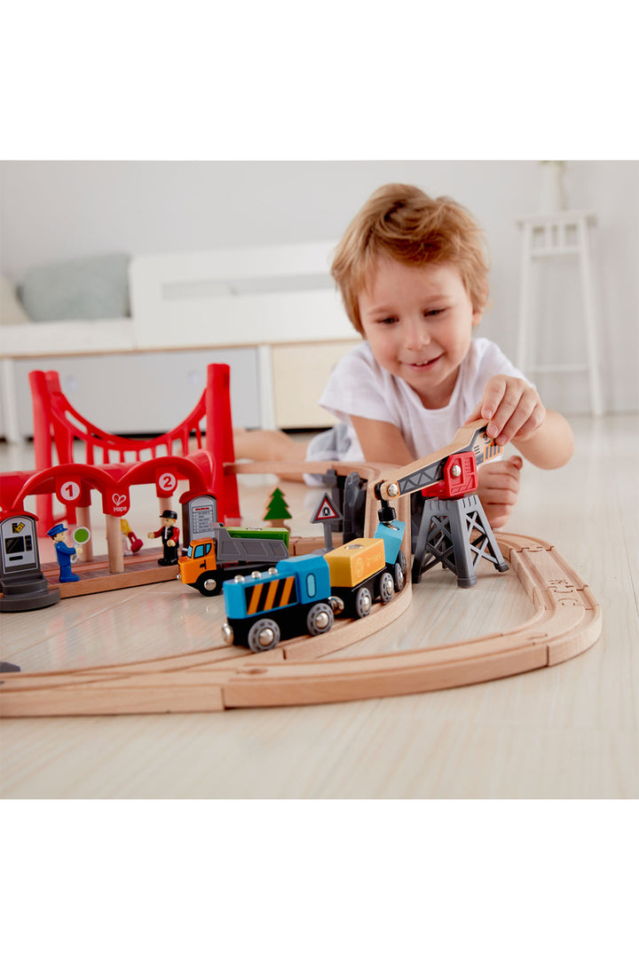 Hape Busy City Rail Set