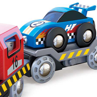 Hape Race Car Transporter