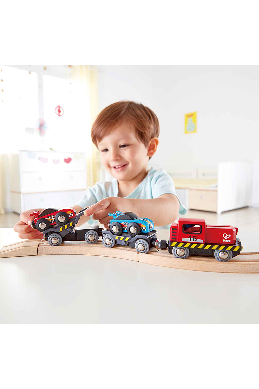 Hape Race Car Transporter