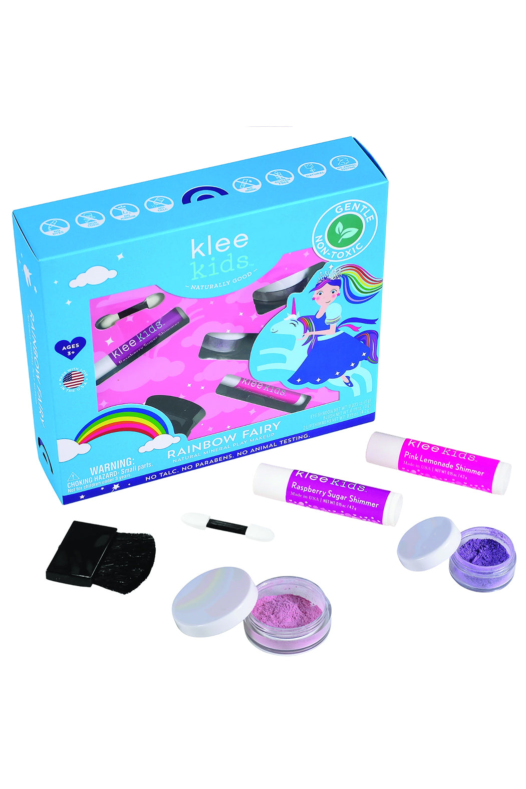 Klee Kids Rainbow Fairy Natural Mineral Play Makeup