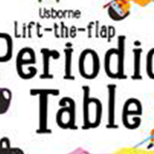 Usborne Lift The Flap Periodic Table