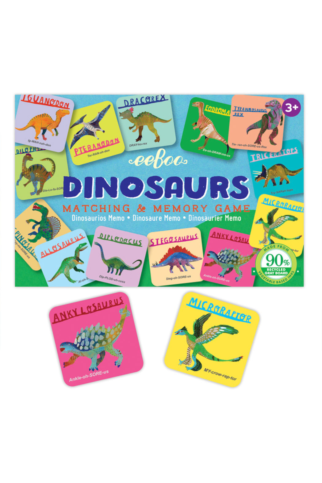 eeBoo Dinosaurs Little Matching Game