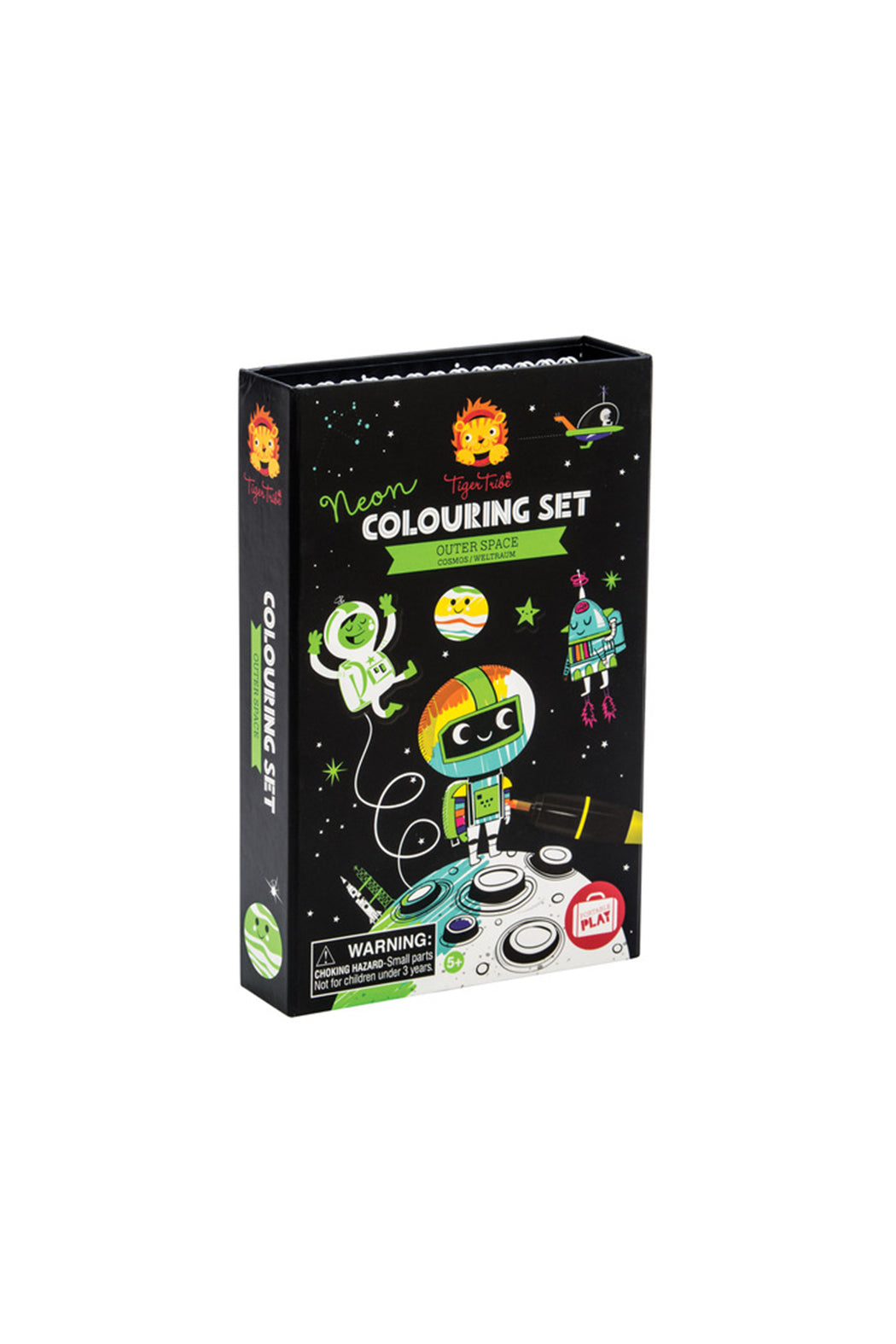 Tiger Tribe Outer Space Neon Colouring Set