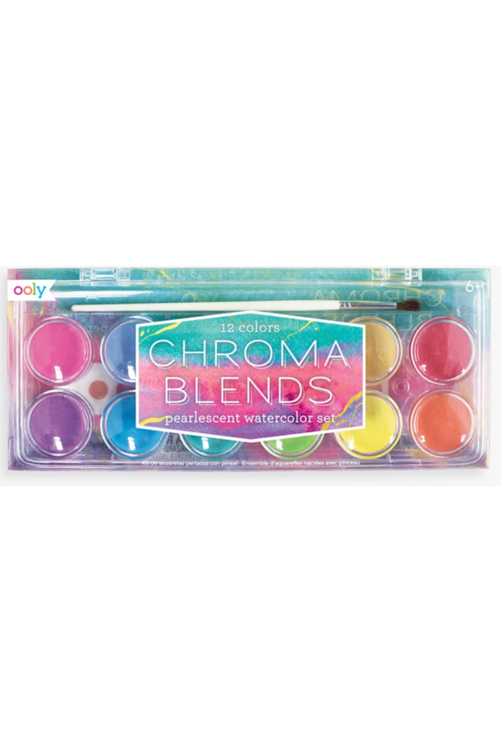 Ooly Chroma Blends Pearlescent Watercolor set