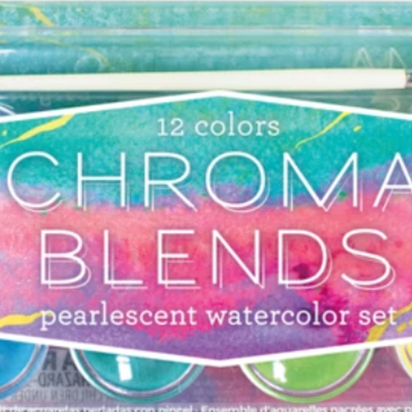 Ooly Chroma Blends Pearlescent Watercolor set