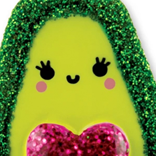 Charm It Glitter Avocado Charm