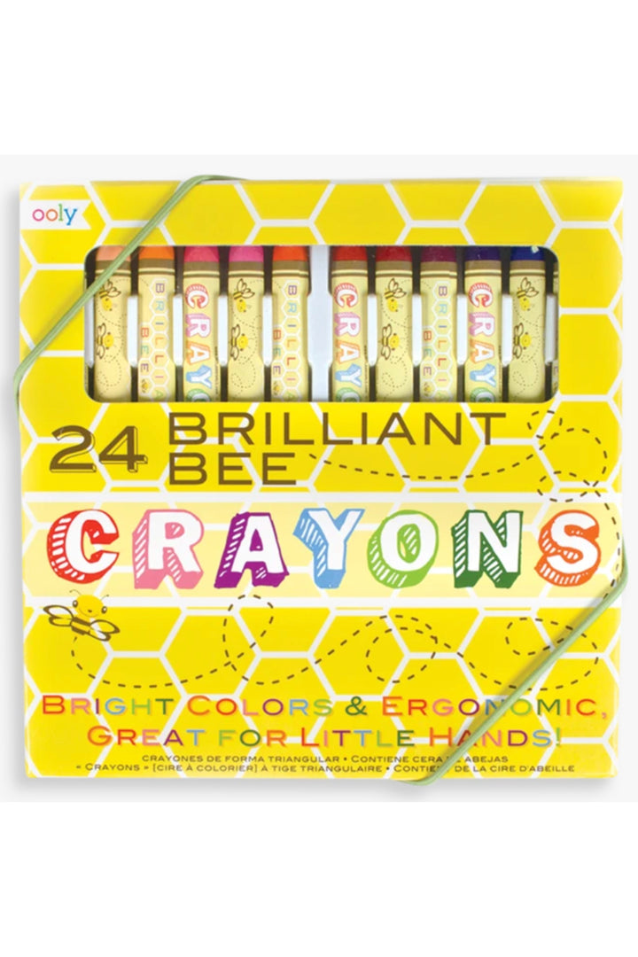 Ooly Brilliant Bee Crayons Set of 24