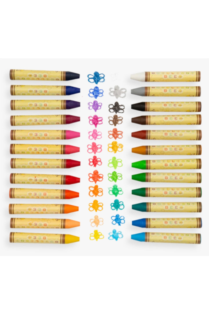 Ooly Brilliant Bee Crayons Set of 24