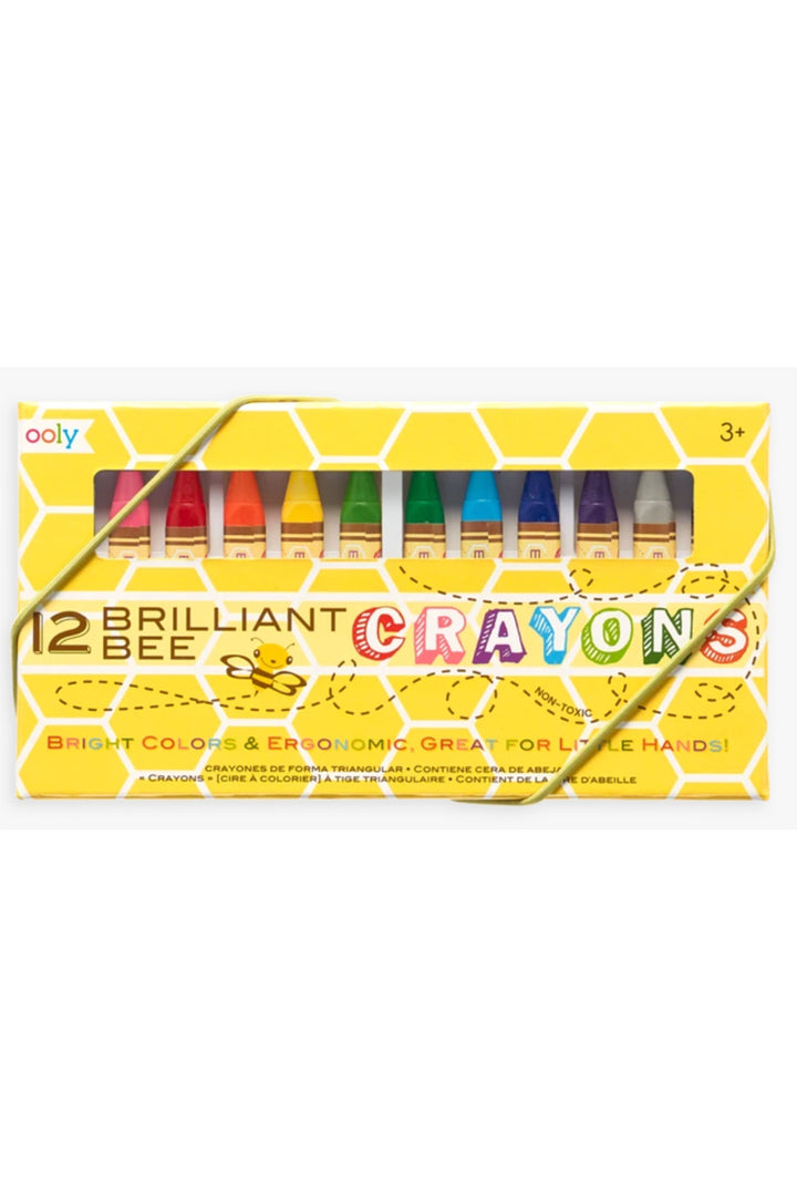 Ooly Brilliant Bee Crayons Set of 12