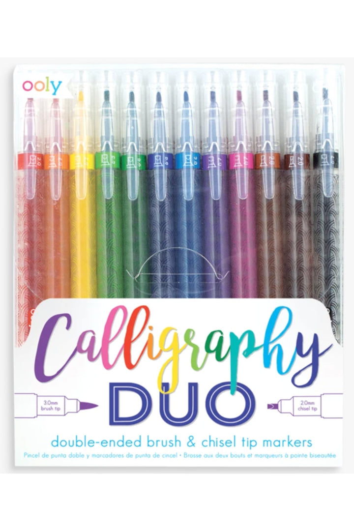 Ooly Calligraphy Duo Chisel And Brush Tip Markers