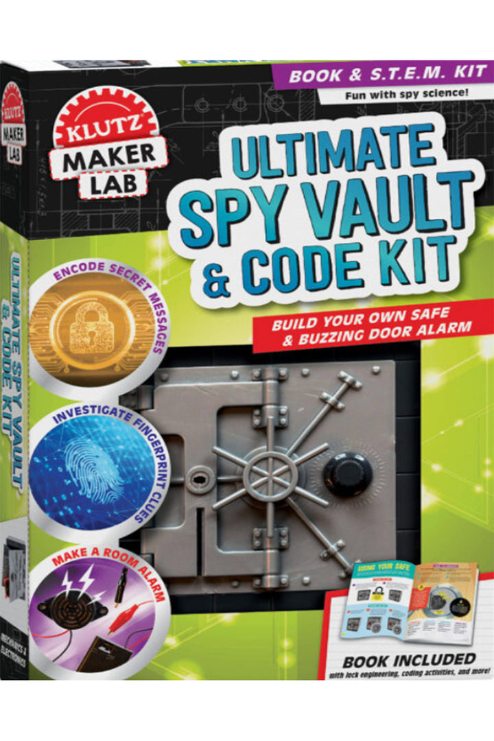 Klutz Maker Lab: Ultimate Spy Vault & Code Kit