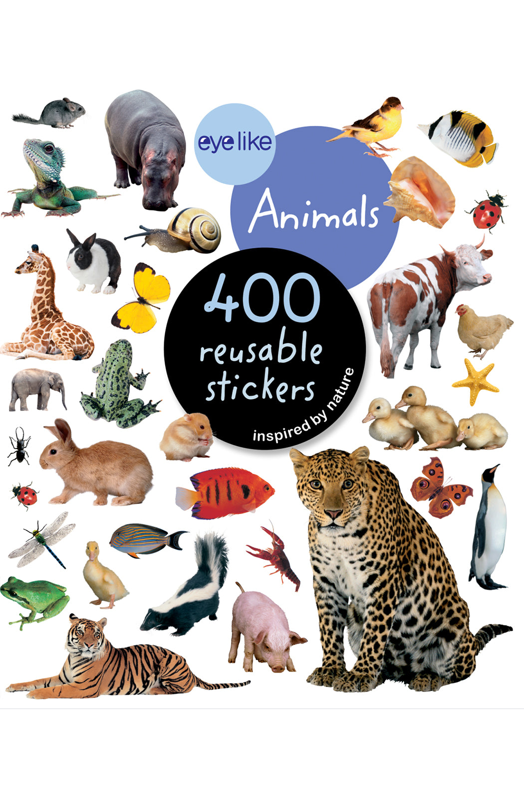 Workman Publishing 400 Reusable stickers Animals – Hopscotch Kids OR