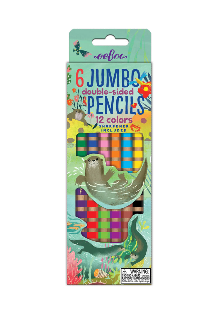 eeBoo Double Sided Color Pencils - Otters