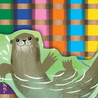 eeBoo Double Sided Color Pencils - Otters