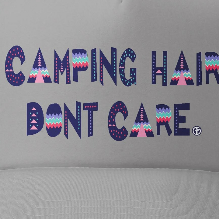 Grom Squad Camping Hair Don't Care Trucker Hat