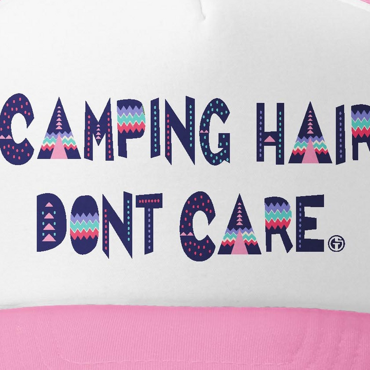 Grom Squad Camping Hair Don't Care Trucker Hat