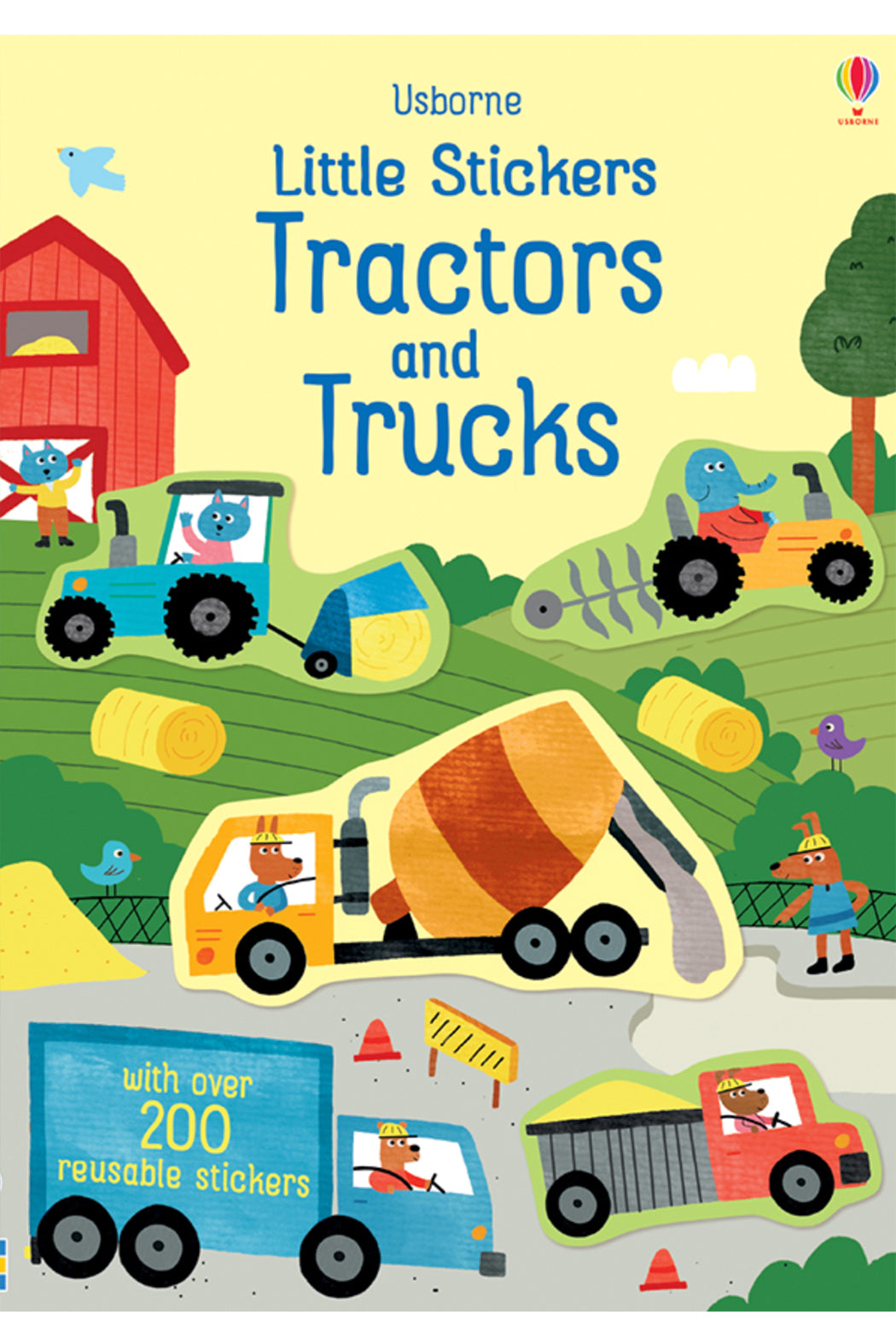 Usborne Little Stickers Tractors And Trucks