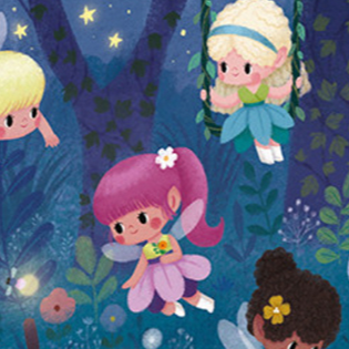 Janod Fairies And Waterlilies Puzzle