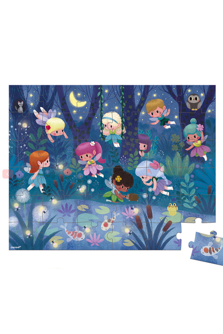 Janod Fairies And Waterlilies Puzzle