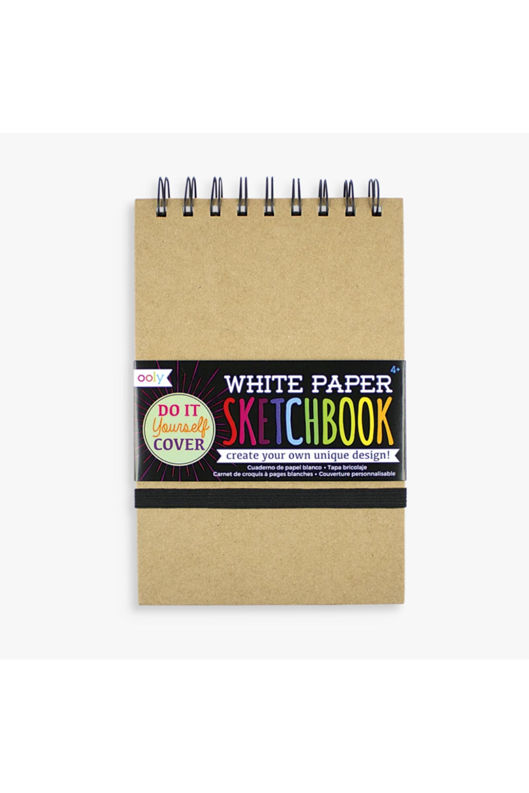 Ooly White DIY Cover Sketchbook - Small