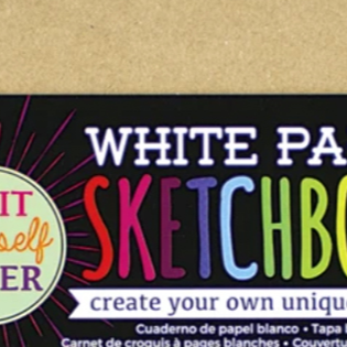 Ooly White DIY Cover Sketchbook - Small