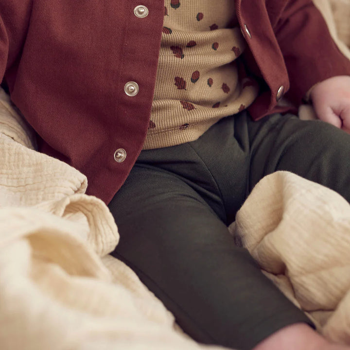 Musli By Green Cotton Cozy Me Chino Sweatpants - Deep Green