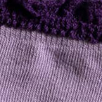 Little Stocking Co Purple + Plum Lace Top Knee High Socks