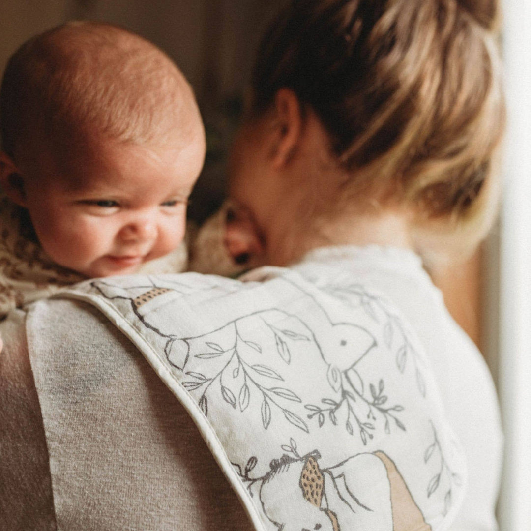Crane Baby 3-Pc. Burp Cloths - Ezra Woodland