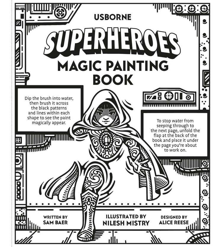Usborne Superheroes Magic Painting Book