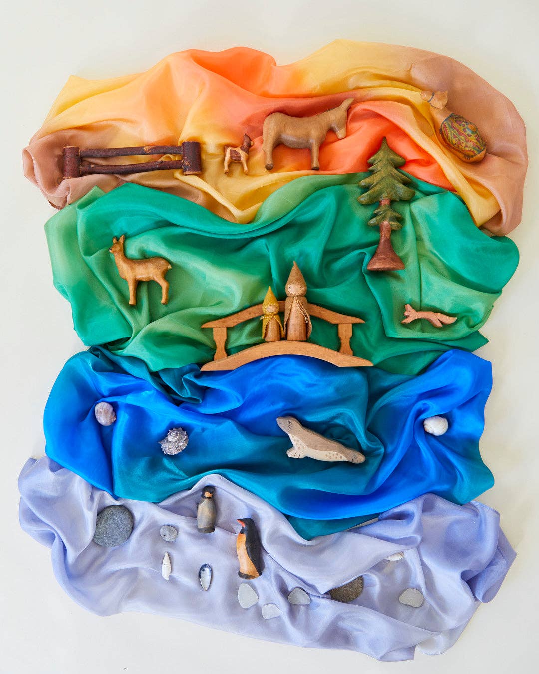 Sarah's Silks Earth Playsilks - Desert