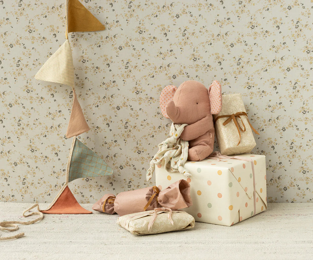 Maileg Lullaby Friends, Elephant, Old Rose