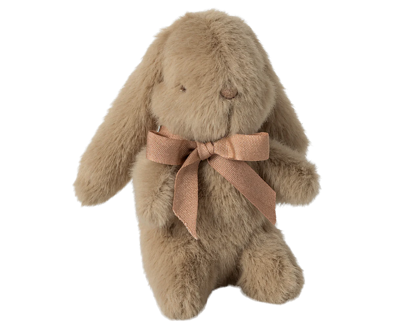Maileg Plush Bunny, Mini - Dusty Brown